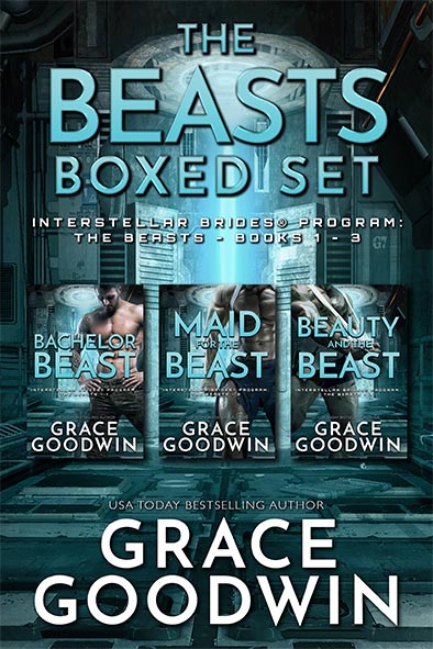book cover for The Beasts Boxed Set by Grace Goodwin