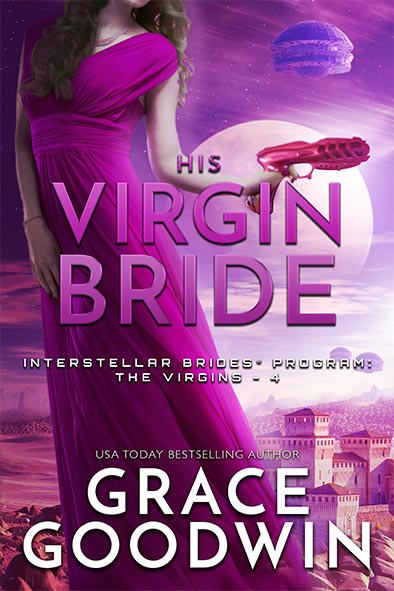 book cover for His Virgin Bride by Grace Goodwin