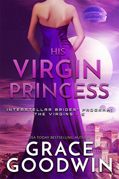 book cover for His Virgin Princess by Grace Goodwin
