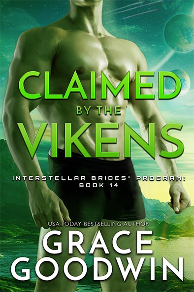 book cover for Claimed by The Vikens by Grace Goodwin