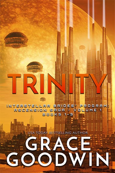 book cover for Trinity - Ascension Saga - Volume 1 by Grace Goodwin