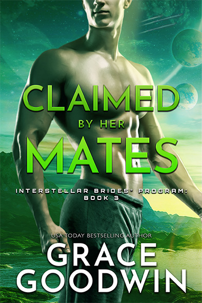 book cover for Claimed by Her Mates by Grace Goodwin