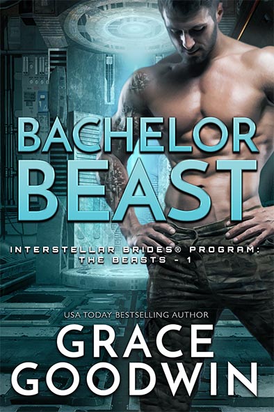 book cover for Bachelor Beast by Grace Goodwin