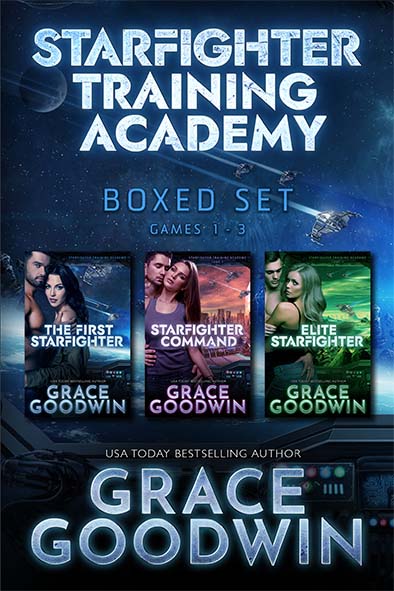 book cover for Starfighter Training Academy Boxed Set by Grace Goodwin
