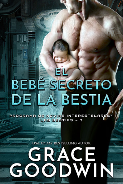 tapa del libro para El bebé secreto de la bestia por Grace Goodwin